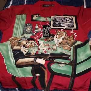 Dragonfly Clothing Company Dogs Playing Poker